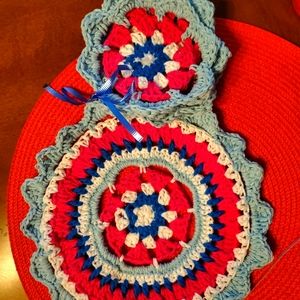 Coaster and pitcher set of 5 mandala